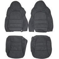 2010-2013 Chevrolet Corvette C6 Grand Sport Custom Real Leather Seat Covers (Front)