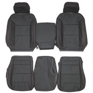 2022-2026 Chevrolet Silverado 1500 Custom Real Leather Seat Covers (Front)
