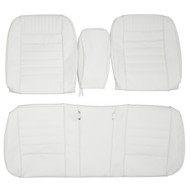 1964-1966 Ford Mustang Pony Bench Custom Real Leather Seat Covers (Front)