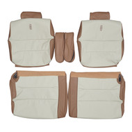 1985-1986 Lincoln Town Car Cartier Custom Real Leather Seat Covers (Front)