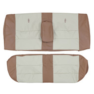 1985-1986 Lincoln Town Car Cartier Custom Real Leather Seat Covers (Rear)