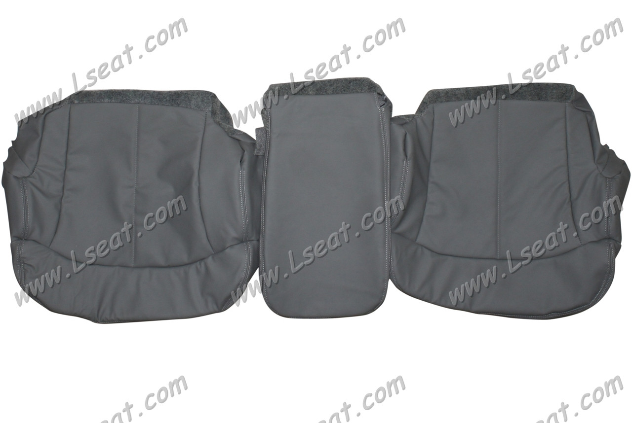 Custom Fit Front Seat Covers For 2000-2002 Chevy Silverado | Black Faux Leather | Cushioned & Side Airbag Compatible