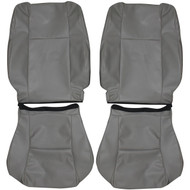 2005-2014 Toyota Tacoma Custom Real Leather Seat Covers (Front)