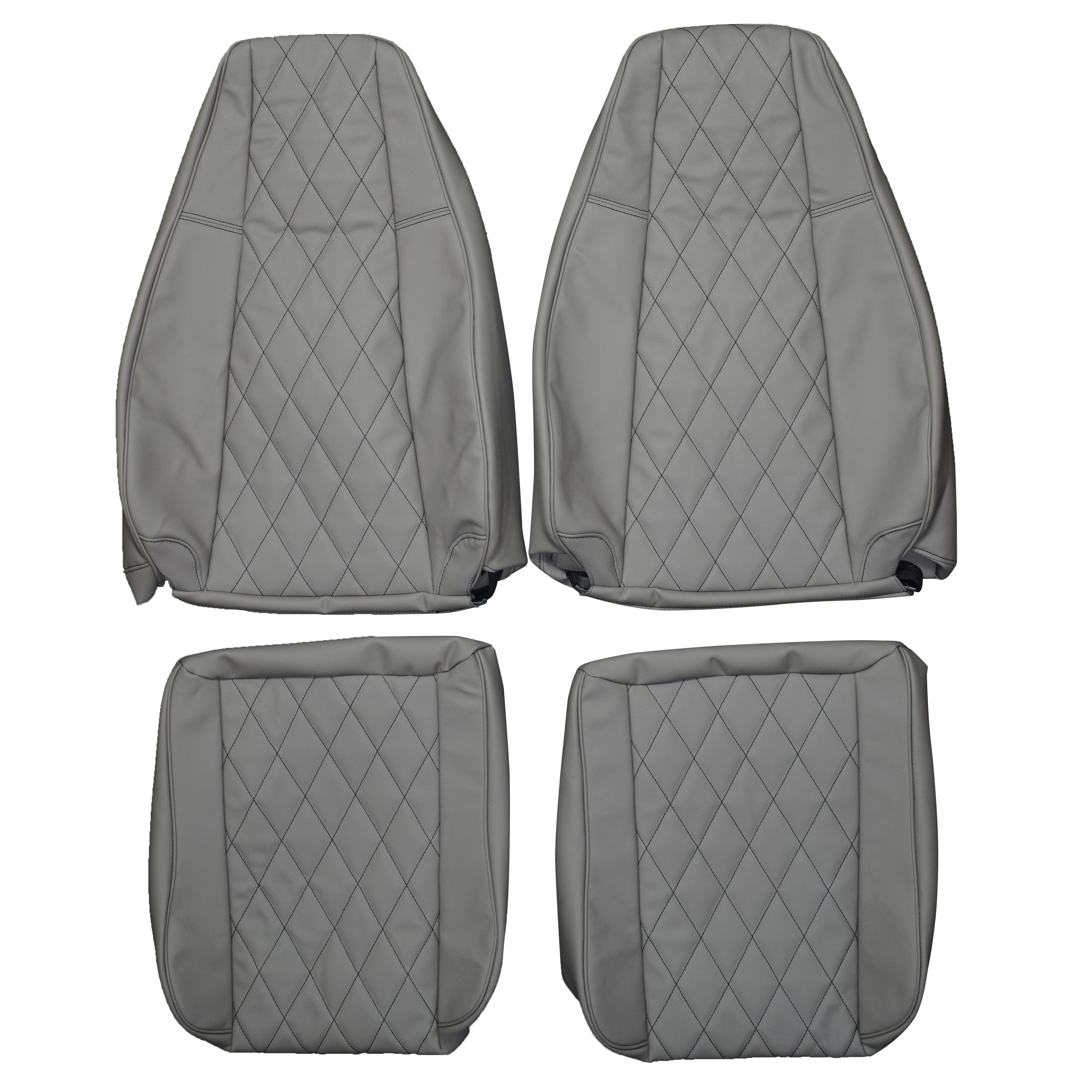 1987-1995 Jeep Wrangler YJ Custom Real Leather Seat Covers (Front) -  