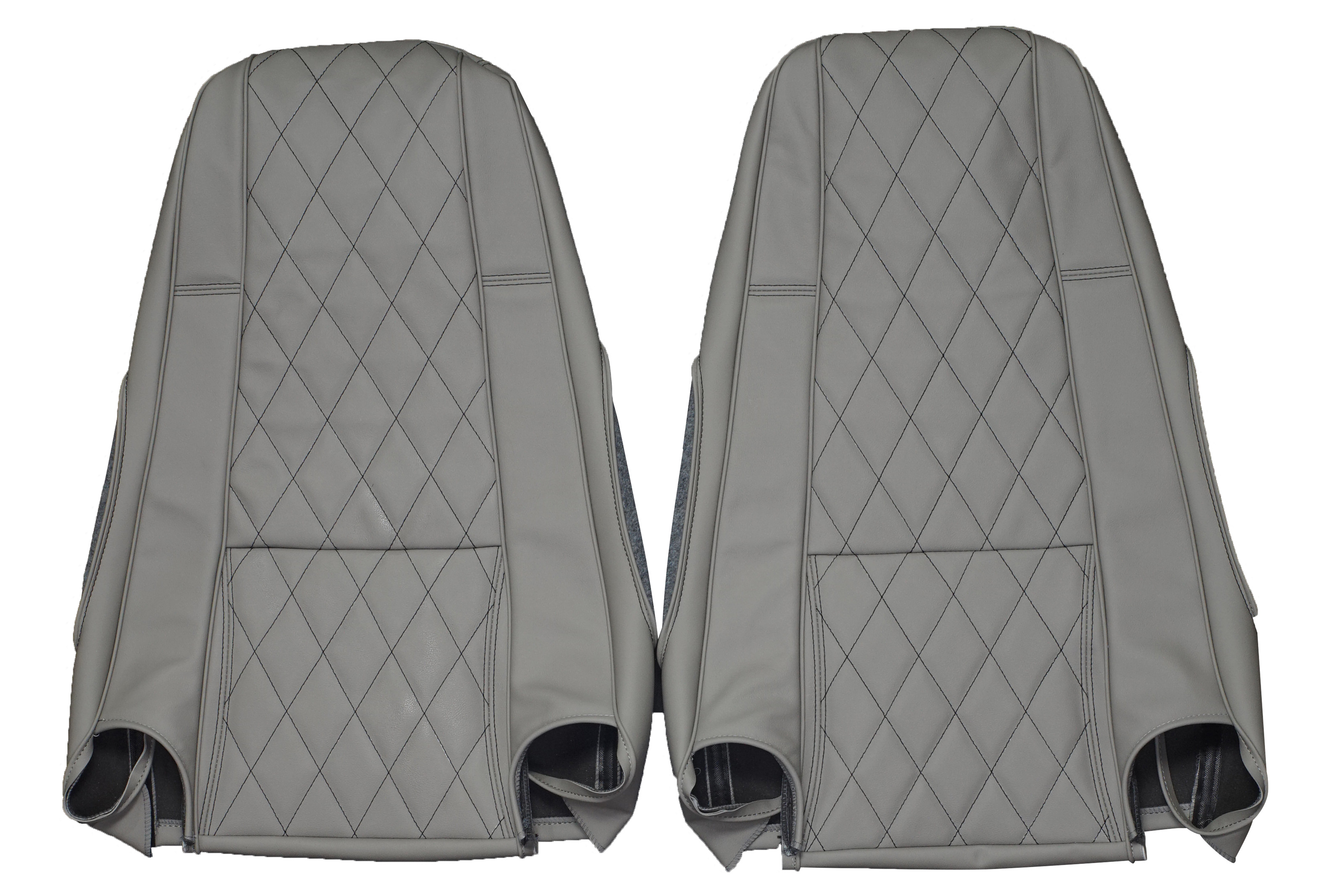 1987-1995 Jeep Wrangler YJ Custom Real Leather Seat Covers (Front) -  