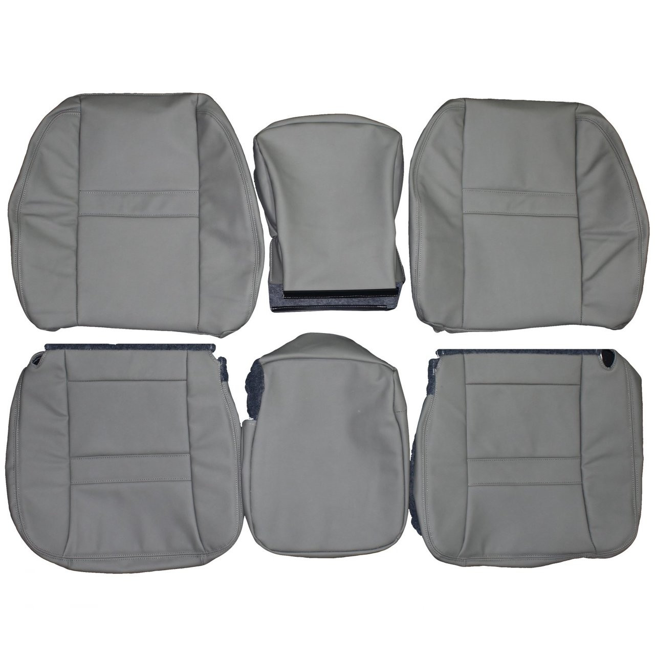 2006-2009 Dodge Ram 2500 Custom Real Leather Seat Covers (Front) - Lseat.com