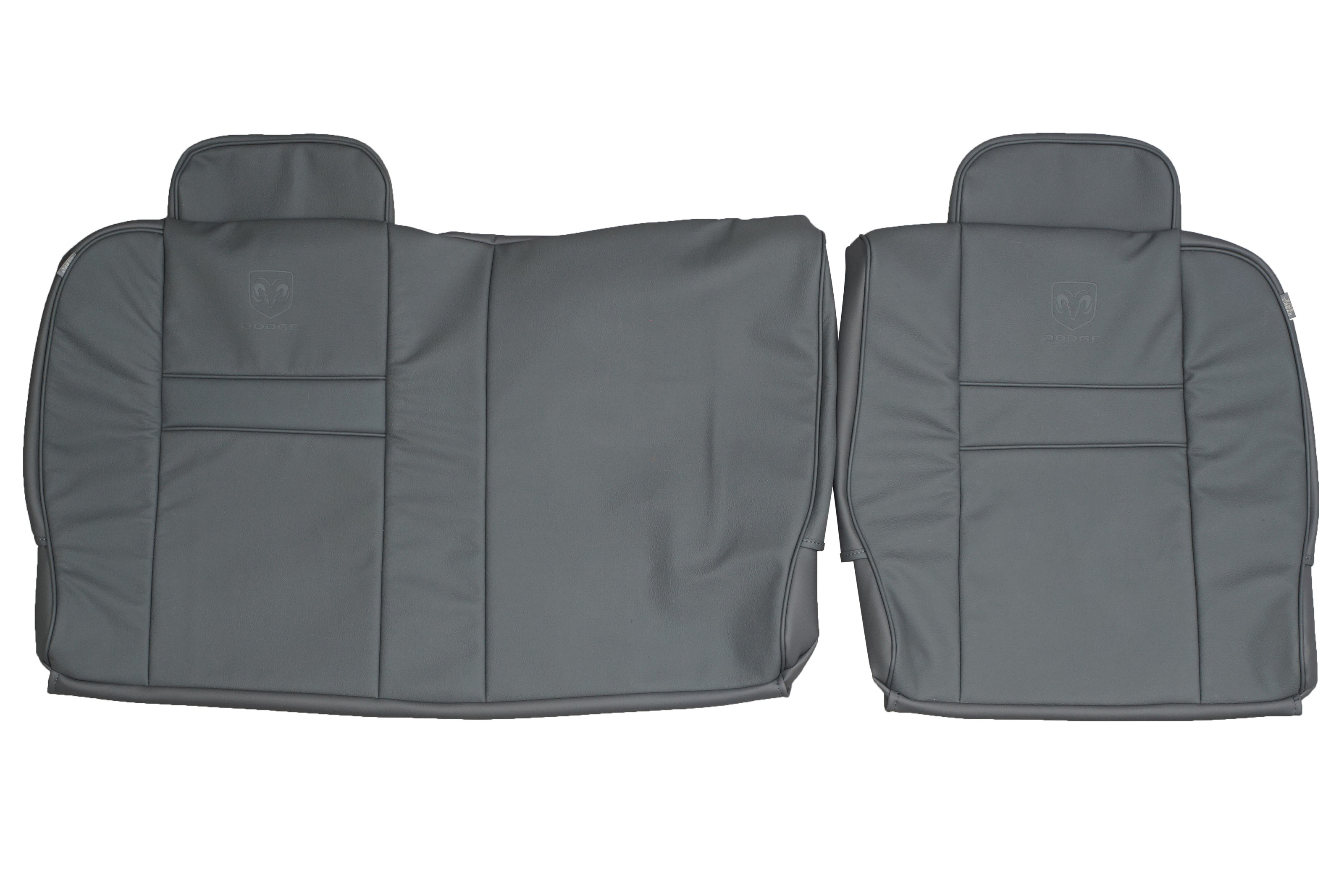 2006 2009 Dodge Ram 2500 Custom Real Leather Seat Covers Rear