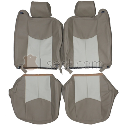 20032006 Chevrolet Suburban Custom Real Leather Seat Covers (Front