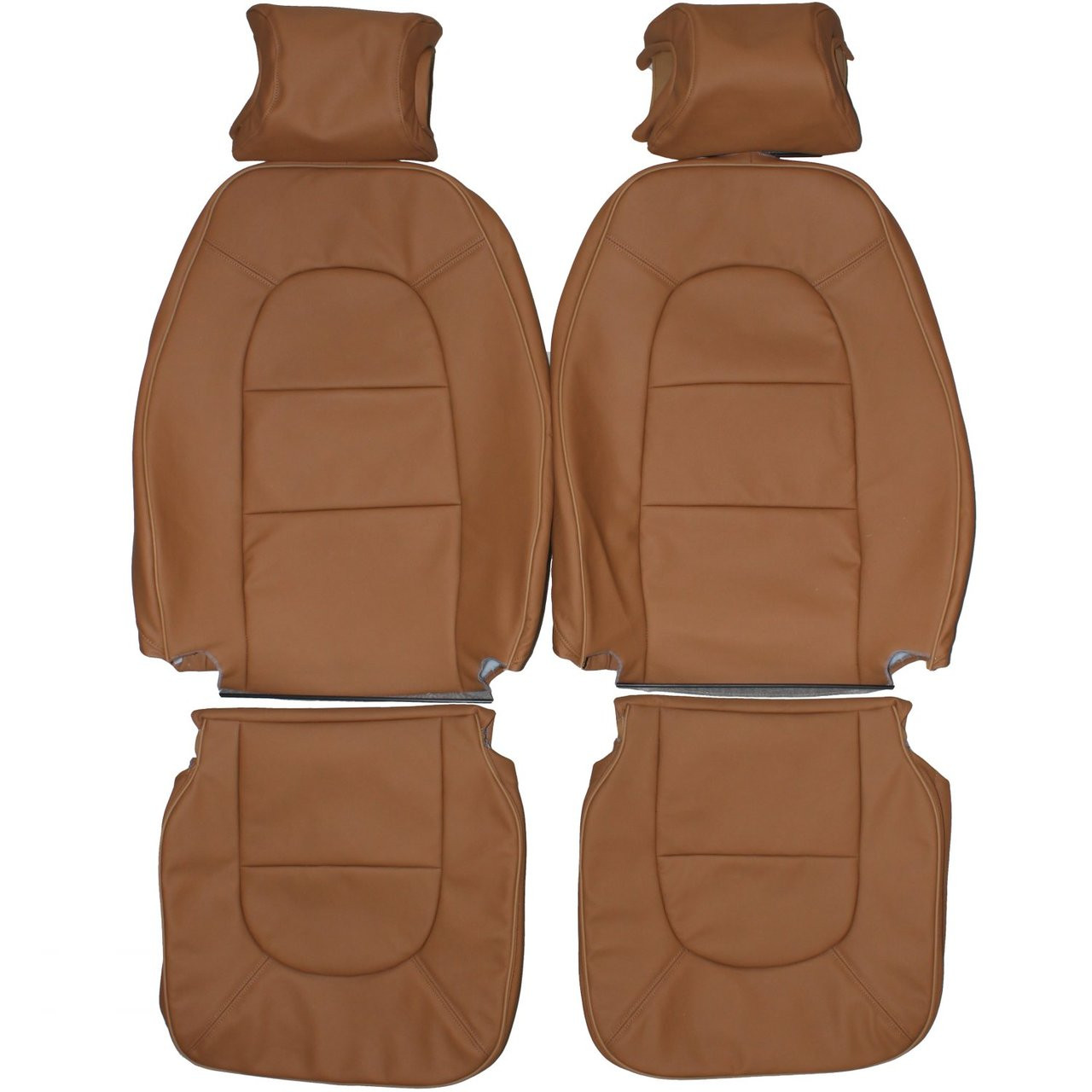 1990-1993 Saab 900 Convertible Custom Real Leather Seat Covers (Front) -  Lseat.com