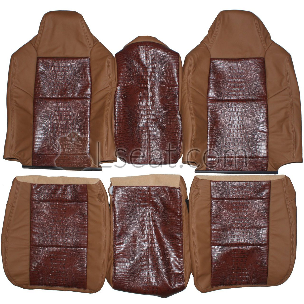 2002 2003 Ford F250 F350 Lariat Custom Real Leather Seat Covers