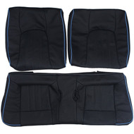 2001-2008 Hyundai Tiburon Custom Real Leather Seat Covers (Rear)
