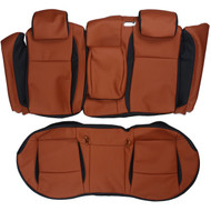 2007-2008 Saab 9-3 Custom Real Leather Seat Covers (Rear)