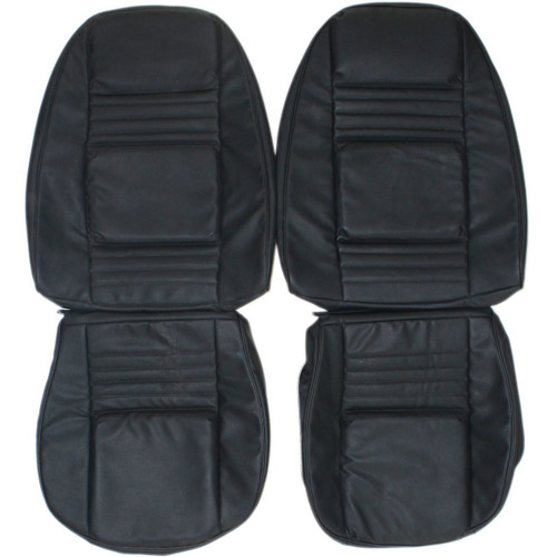 19781981 Pontiac Firebird Deluxe Custom Real Leather Seat Covers (Front)