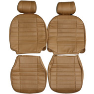 1973-1980 MG MGB Roadster GT Custom Real Leather Seat Covers (Front)