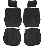 2002-2004 Jeep Grand Cherokee Custom Real Leather Seat Covers (Front)