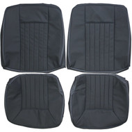 1986-1989 Mercedes Benz W124 300CE Custom Real Leather Seat Covers (Rear)