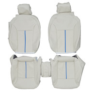 2004-2011 Saab Aero Convertible Custom Real Leather Seat Covers (Front)