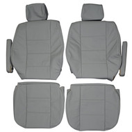 1988-1996 BMW E34 525i Sedan Custom Real Leather Seat Covers (Front)