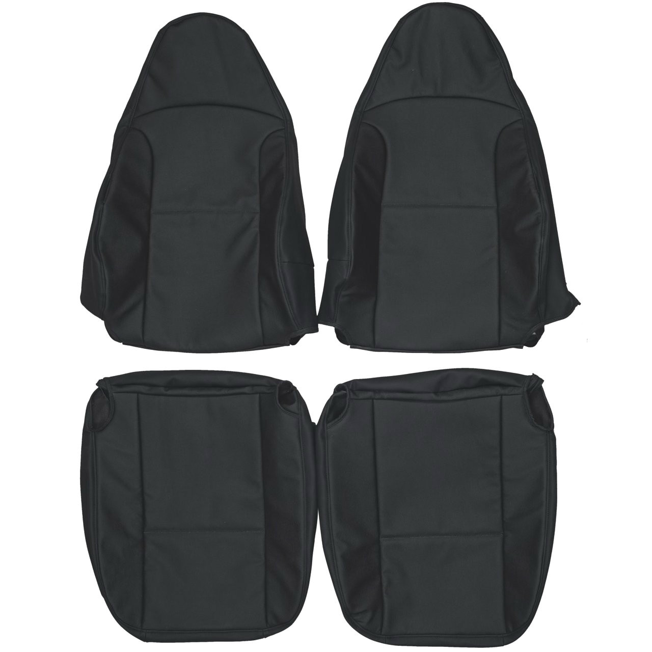 1997-2002 JEEP Wrangler TJ Custom Real Leather Seat Covers (Front) -  