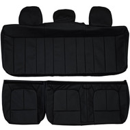 2009-2014 Ford F150 SuperCrew Cab XLT Custom Real Leather Seat Covers (Rear)