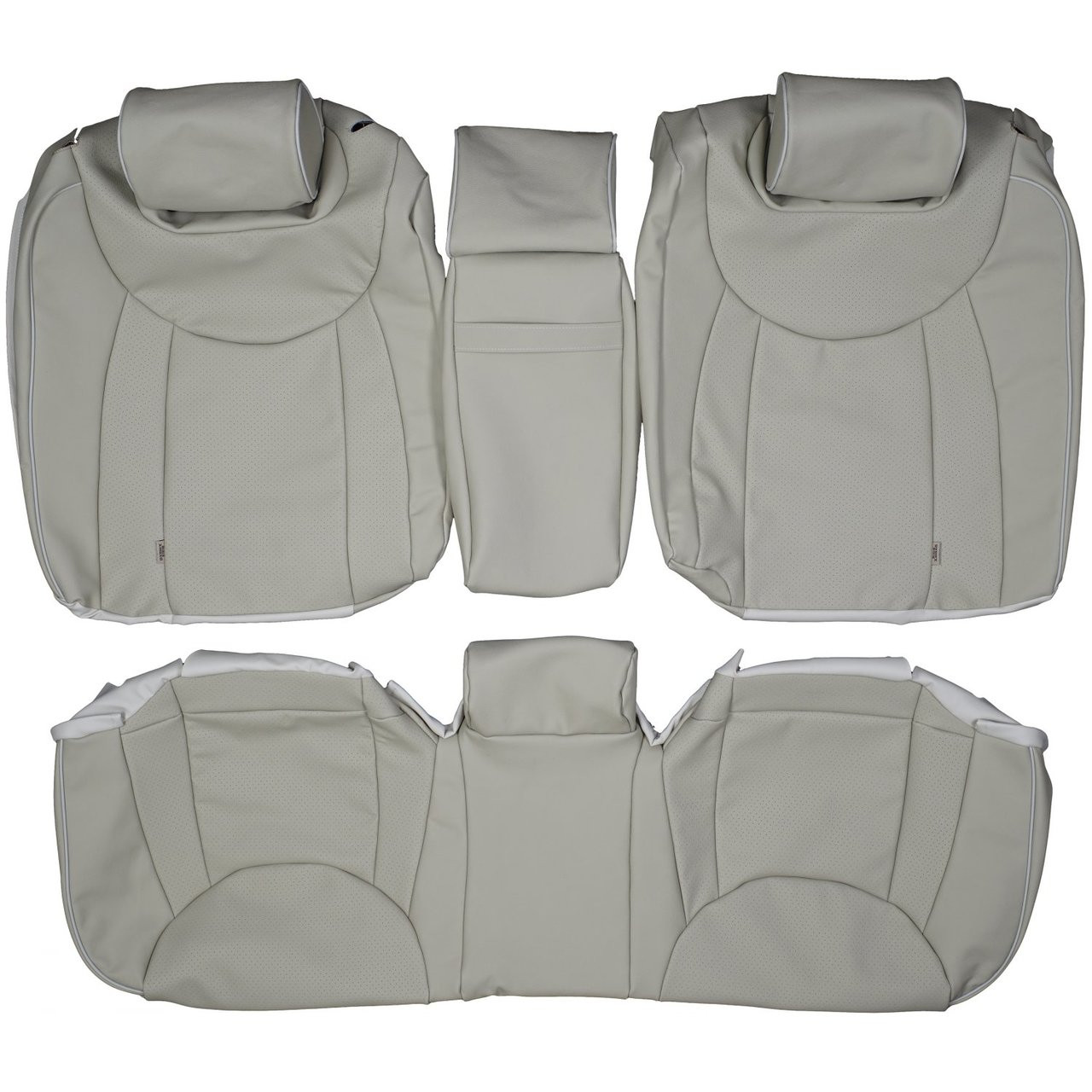 2001-2006 Lexus LS430 Custom Real Leather Seat Covers (Rear) 