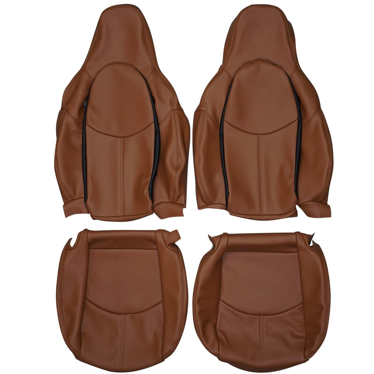 2005-2012 Leather Seat Covers For Porsche 911 Carrera 997 Automobile  (Front) 