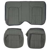 1997-2002 Chevrolet Camaro Z28 Custom Real Leather Seat Covers (Rear)