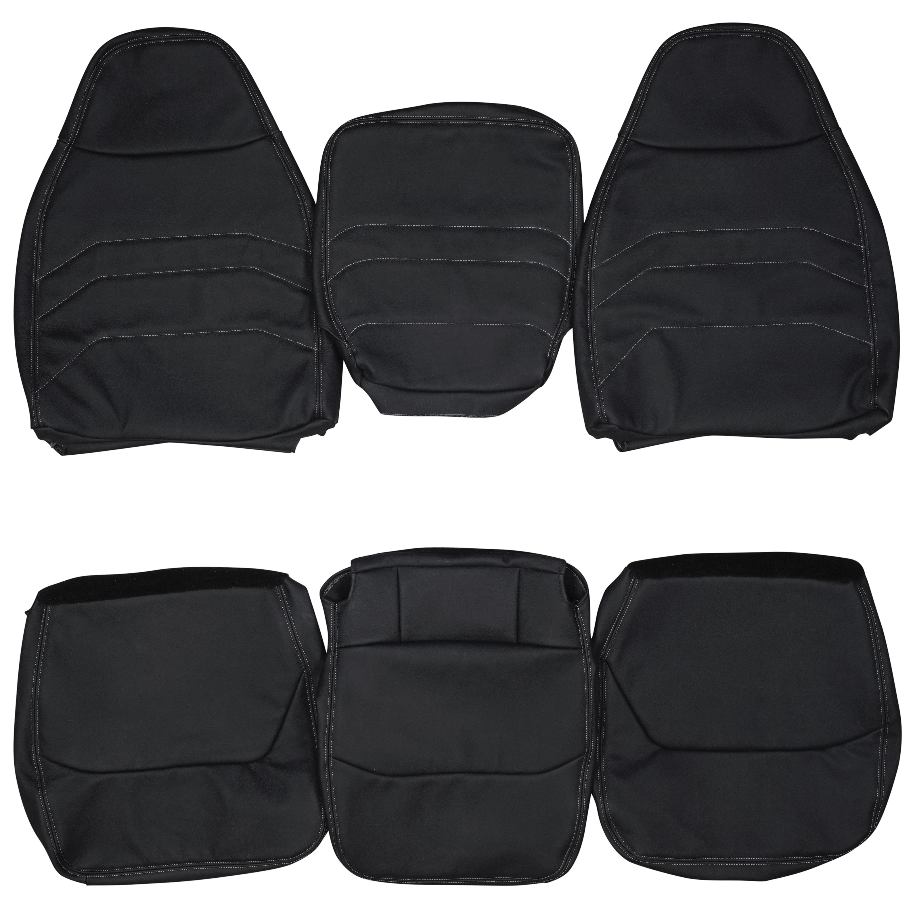 1992-1996 Ford F150 F250 F350 Custom Real Leather Seat Covers (Front) -  Lseat.com