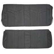 1969 Pontiac GTO Custom Real Leather Seat Covers (Rear)