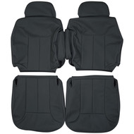 1995-1999 Chevrolet Tahoe Custom Real Leather Seat Covers (Front)