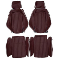 1981-1982 Avanti II Custom Real Leather Seat Covers (Front)