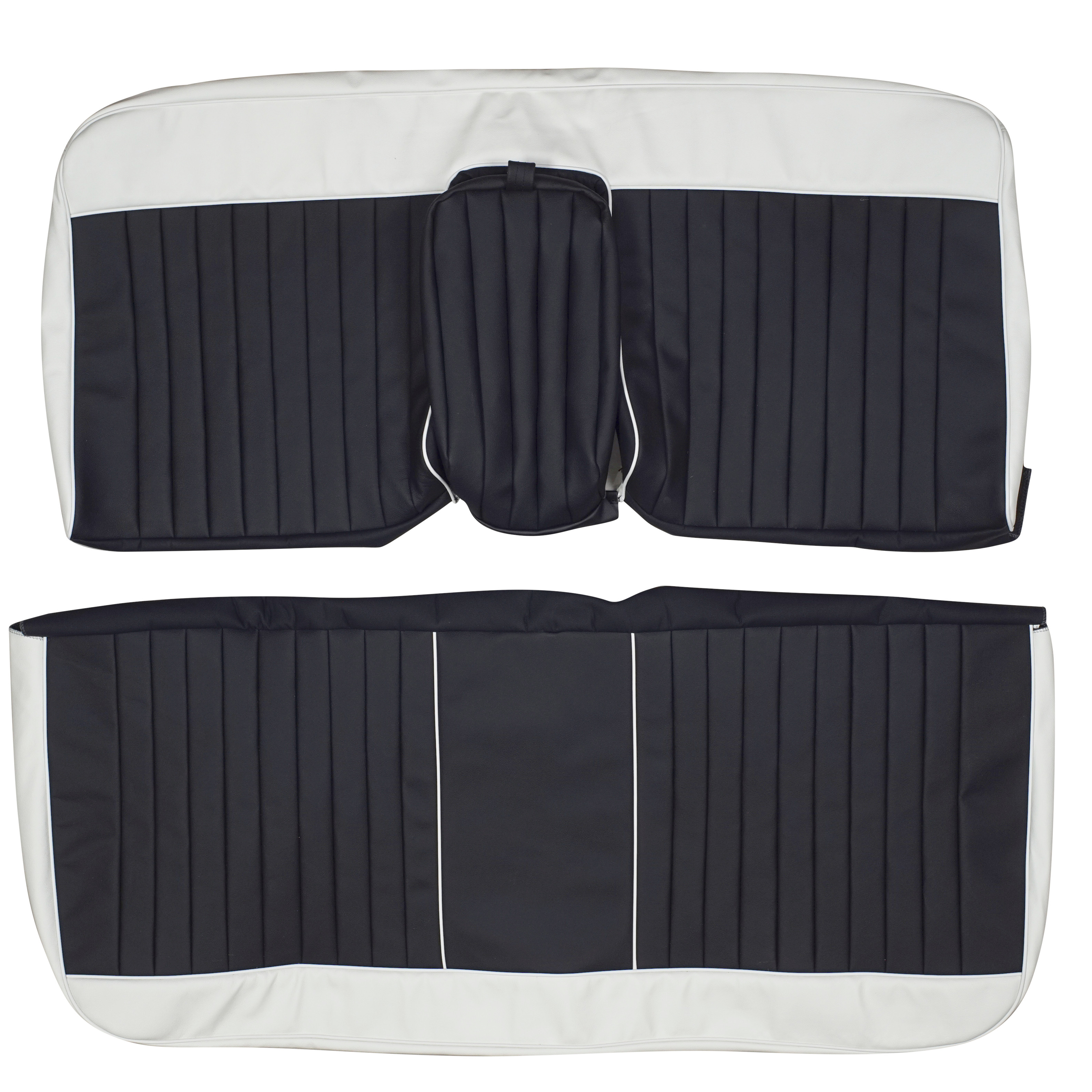 1961 Cadillac Deville Sedan Custom Real Leather Seat Covers (Front
