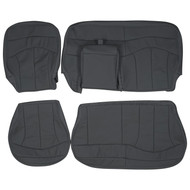 1999-2001 Ford F150 Lariat Custom Real Leather Seat Covers (Rear)