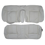 1989-1993 Cadillac Deville Custom Real Leather Seat Covers (Rear)