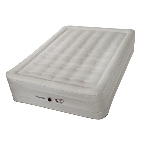 Instabed 14" Queen w/External AC Pump and NeverFLAT™ Fabric Technology airbed, inflated