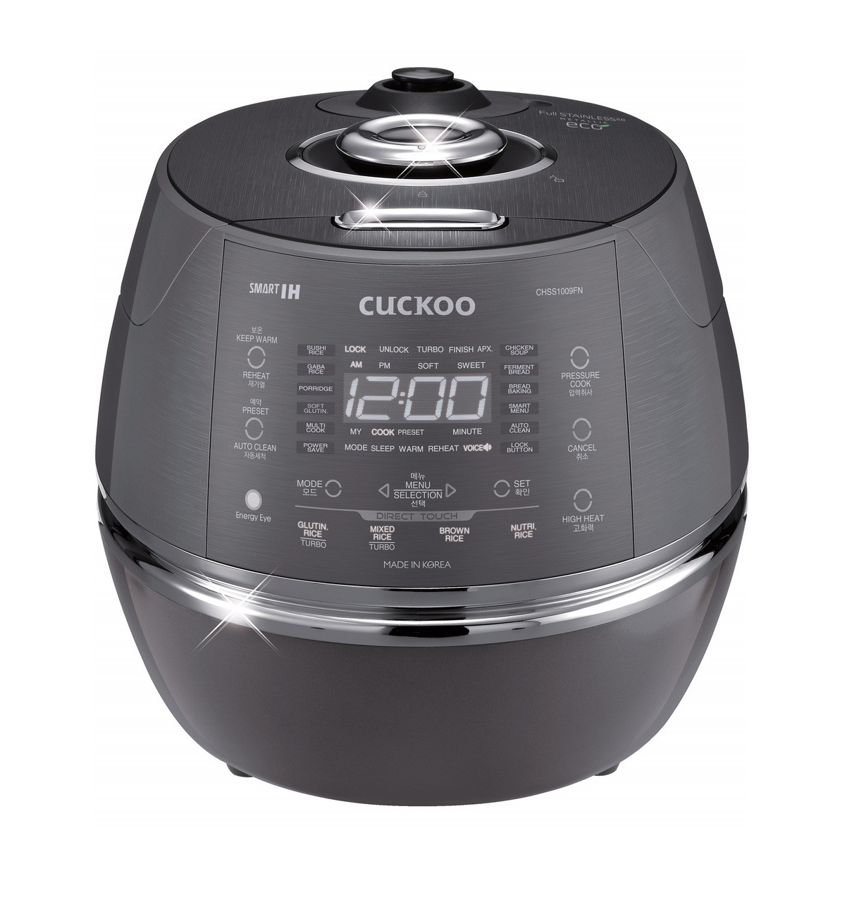 Cuckoo IH 10 Cup Pressure Cooker CRPCHSS1009FN (Dark Grey) CUCKOO
