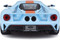 2017 FORD GT LIGHT BLUE GULF 1/18 SCALE DIECAST CAR MODEL BY MAISTO 31384