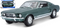 1967 FORD MUSTANG FASTBACK GREEN 1/18 SCALE DIECAST CAR MODEL BY MAISTO 31166