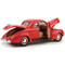 1939 FORD DELUXE RED 1/18 SCALE DIECAST CAR MODEL BY MAISTO 31180