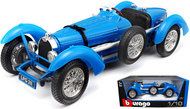 1934 BUGATTI TYPE 59 BLUE 1/18 SCALE DIECAST CAR MODEL BY BBURAGO 12062