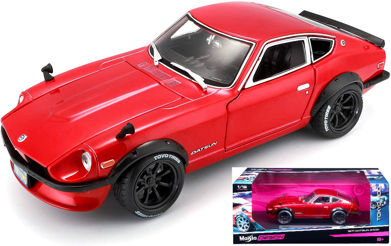 LICENSED Highly Precision model 1971 Datsun 240Z Red scale 1:18 scale 1:24 car 