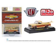 1979 CHEVROLET SILVERADO PICKUP TRUCK WITH SURF BOARD CUSTOM EXCLUSIVE 1/64 SCALE DIECAST CAR MODEL BY M2 MACHINES 31500-MJS38
