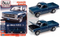 1984 CHEVROLET SILVERADO PICKUP TRUCK LIGHT BLUE POLY 1/64 SCALE DIECAST CAR MODEL BY AUTO WORLD AWSP081