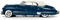 1947 CADILLAC SERIES 62 SOFT TOP BLUE 1/18 SCALE DIECAST CAR MODEL BY AUTO WORLD AW274
