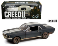 1967 FORD MUSTANG ADONIS CREED 1/18 SCALE DIECAST CAR MODEL BY GREENLIGHT 13626