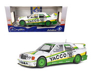 MERCEDES BENZ 190 EVO II #10 JACQUES LAFFITE YACCO DTM DEUTSCHE TOURENWAGEN MASTERS 1991 COMPETITION SERIES 1/18 SCALE DIECAST CAR MODEL BY SOLIDO 1801006