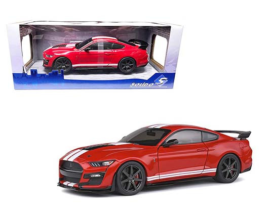 Details about   2020 Ford Mustang GT500 Fast Track Red 1:18 Scale Diecast Model S1805903 Solido 