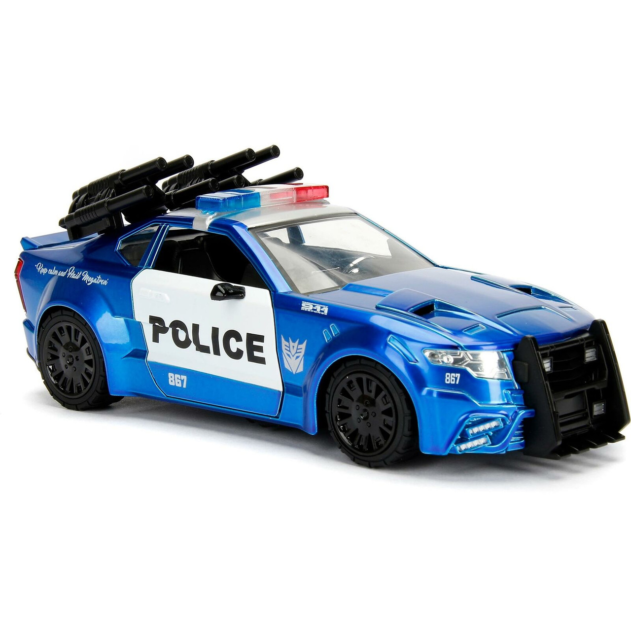 1/24 Jada Barricade Custom Police Car From "Transformers" Movie Decepticon 98400 