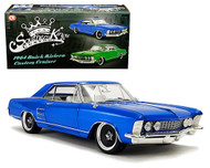 1964 BUICK RIVIERA CRUISER SOUTHERN KINGS CUSTOMS BLUE 1/18 SCALE DIECAST CAR MODEL BY ACME A1806306

