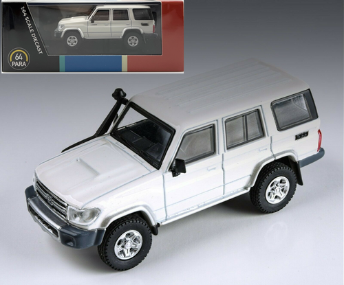 TOYOTA LAND CRUISER LC76 FRENCH VANILLA 1/64 SCALE DIECAST CAR MODEL BY PARAGON PARA64 55311
